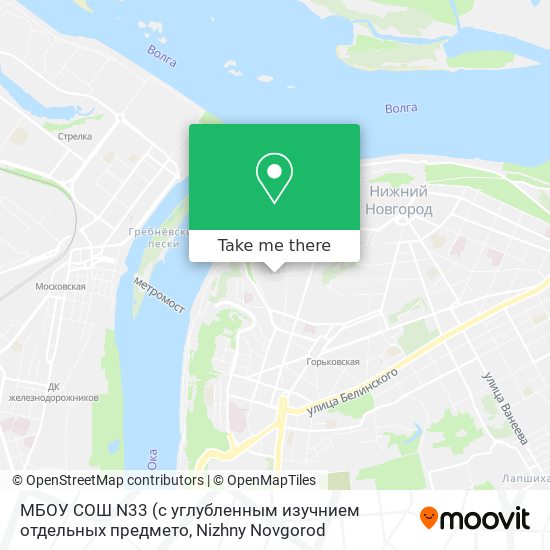 МБОУ СОШ N33 map