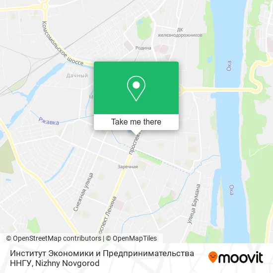 Институт Экономики и Предпринимательства ННГУ map