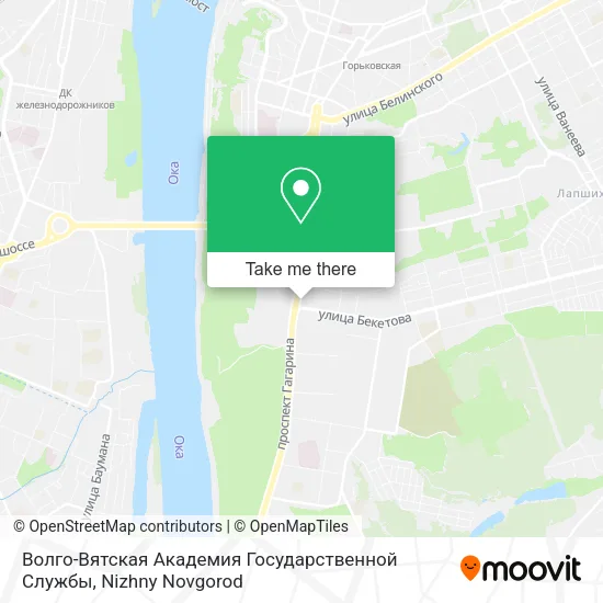 Волго-Вятская Академия Государственной Службы map