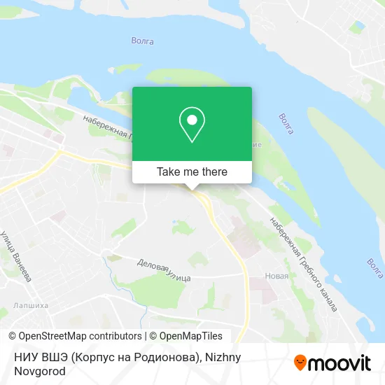 НИУ ВШЭ (Корпус на Родионова) map