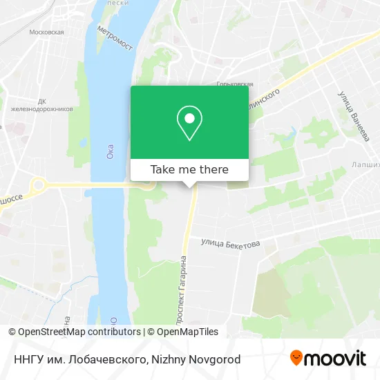 ННГУ им. Лобачевского map