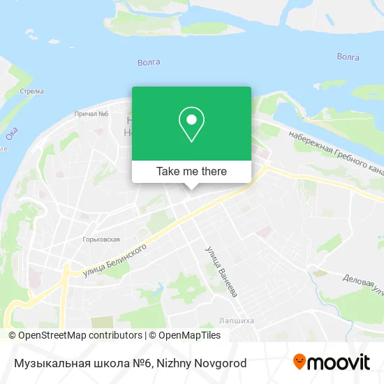 Музыкальная школа №6 map