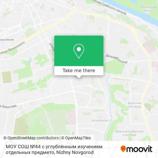 МОУ СОШ №44 с углублённым изучением отдельных предмето map