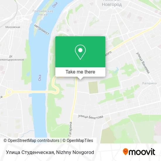 Улица Студенческая map