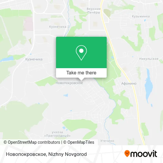 Новопокровское map