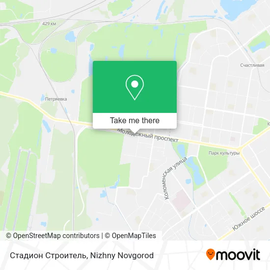 Стадион  Строитель map