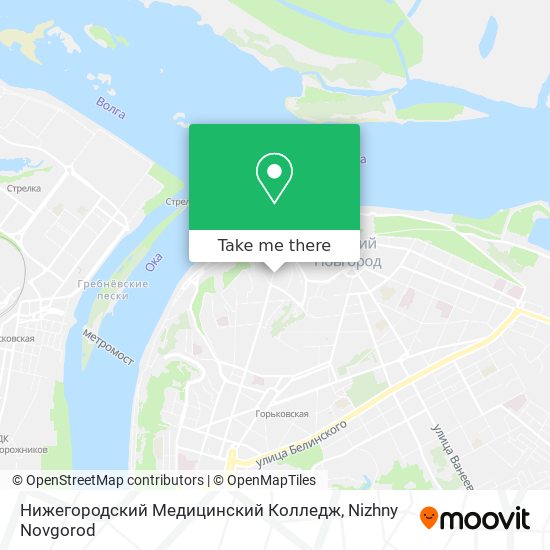 Нижегородский Медицинский Колледж map