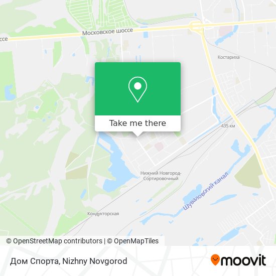 Дом Спорта map