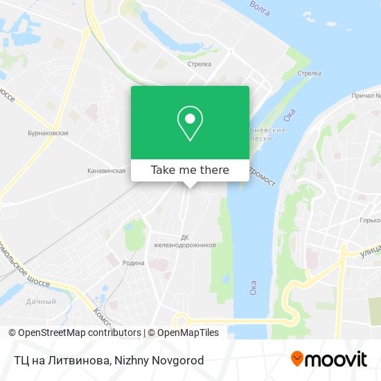 ТЦ на Литвинова map