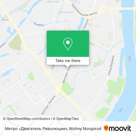Метро «Двигатель Революции» map