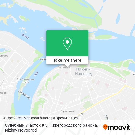 Судебный участок # 3 Нижегородского района map