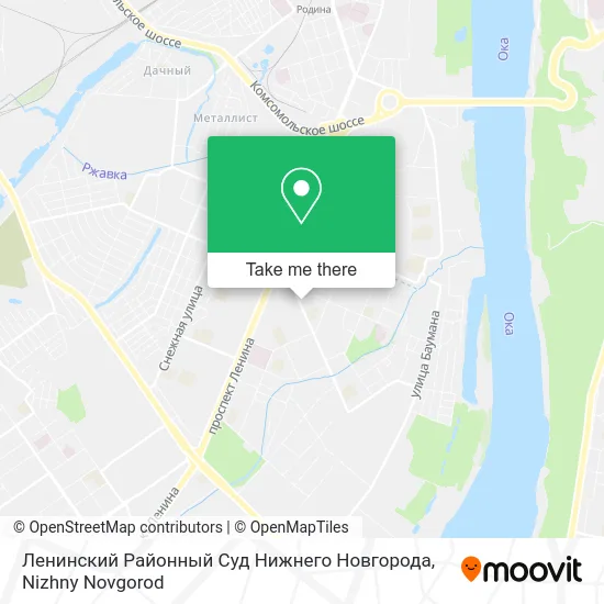 Ленинский Районный Суд Нижнего Новгорода map