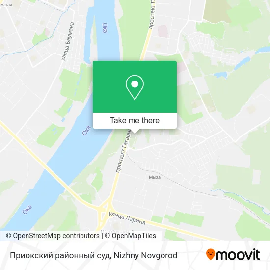 Приокский районный суд map