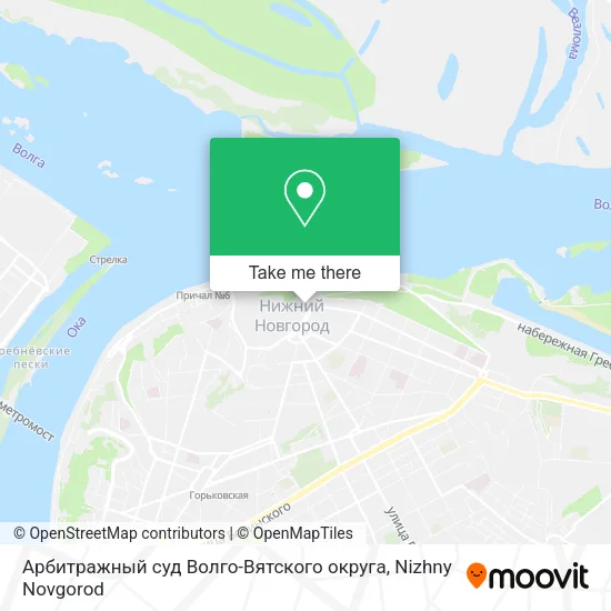 Арбитражный суд Волго-Вятского округа map