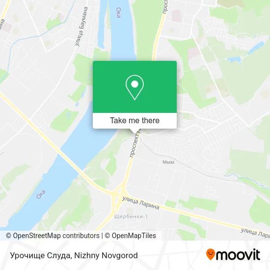 Урочище Слуда map