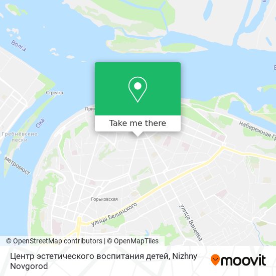 Центр эстетического воспитания детей map