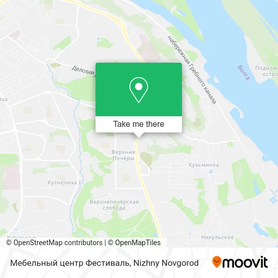 Мебельный центр  Фестиваль map