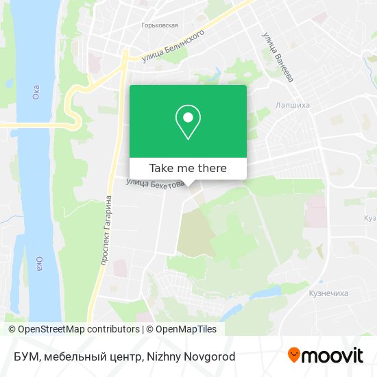 БУМ, мебельный центр map