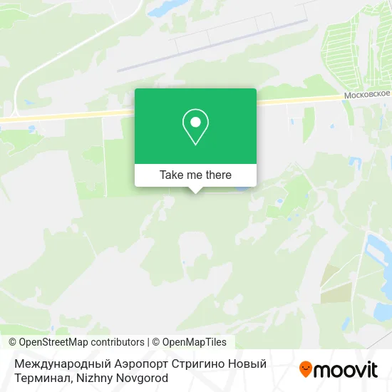 Международный Аэропорт  Стригино  Новый Терминал map