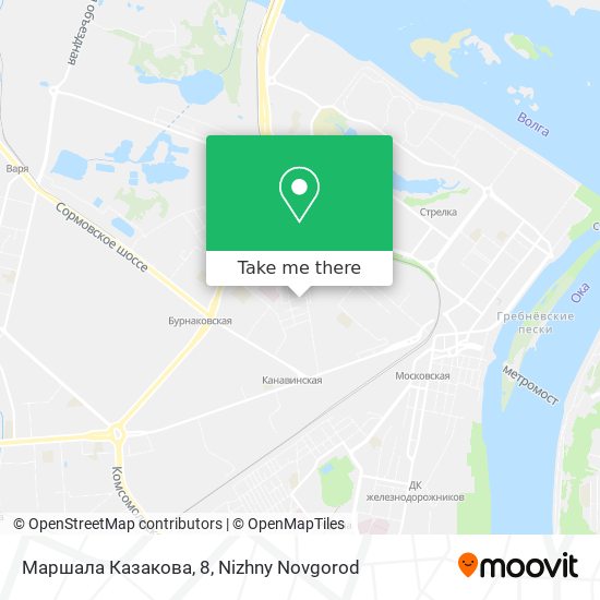 Маршала Казакова, 8 map
