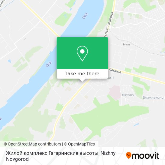 Жилой комплекс  Гагаринские высоты map