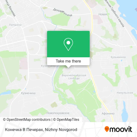 Конечка В Печерах map