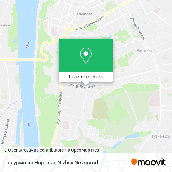 шаурма на Нартова map