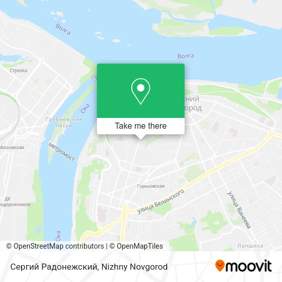 Сергий Радонежский map