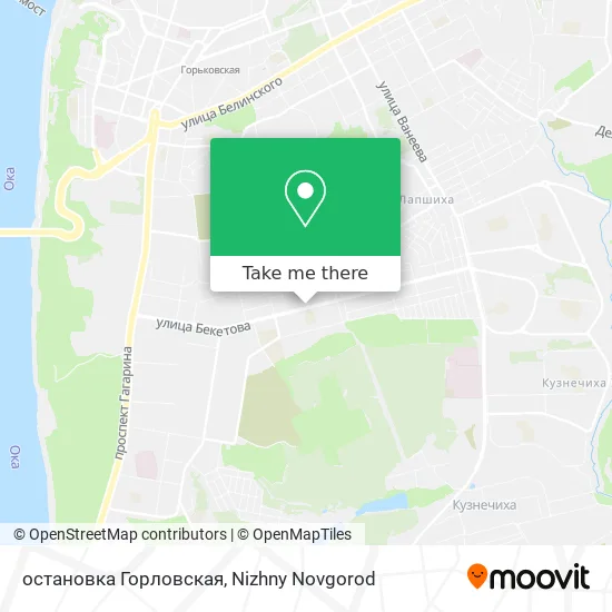 остановка Горловская map