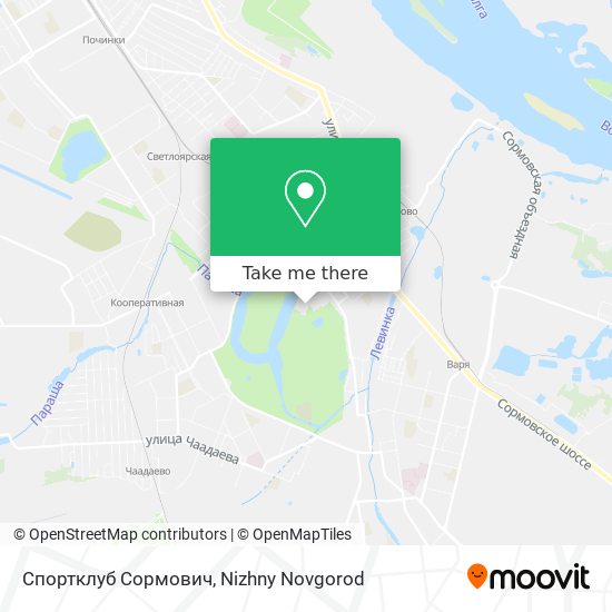 Спортклуб Сормович map