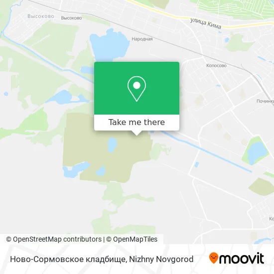 Ново-Сормовское кладбище map