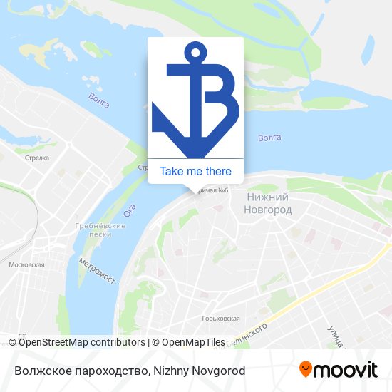 Волжское пароходство map