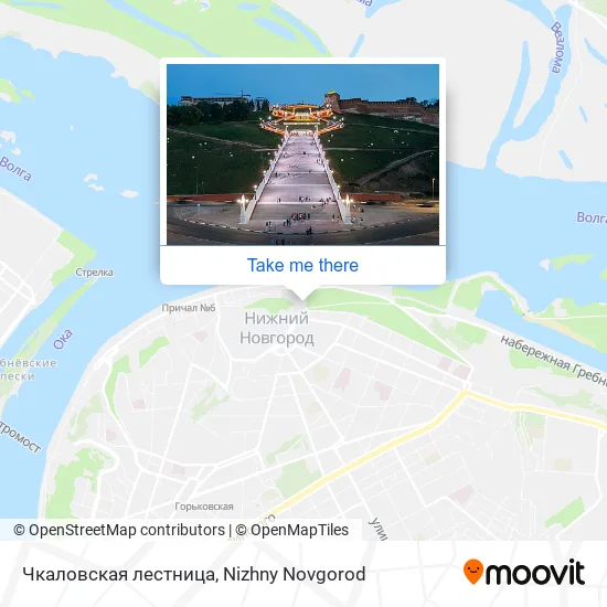 Чкаловская лестница map