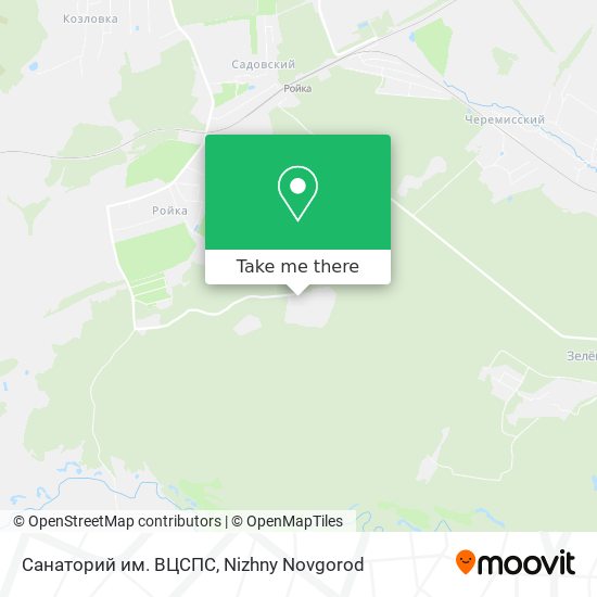 Санаторий им. ВЦСПС map