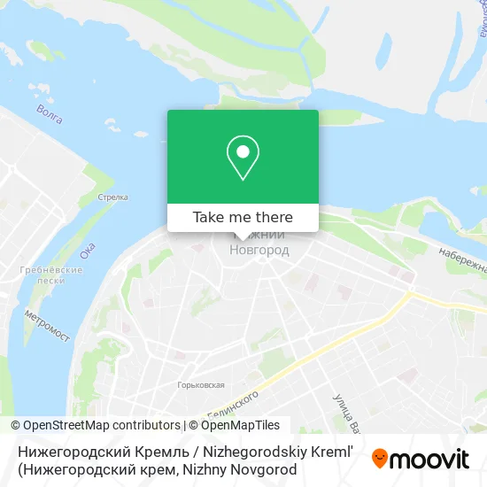 Нижегородский Кремль / Nizhegorodskiy Kreml' map