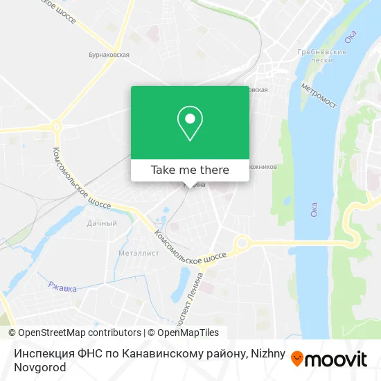 Инспекция ФНС по Канавинскому району map