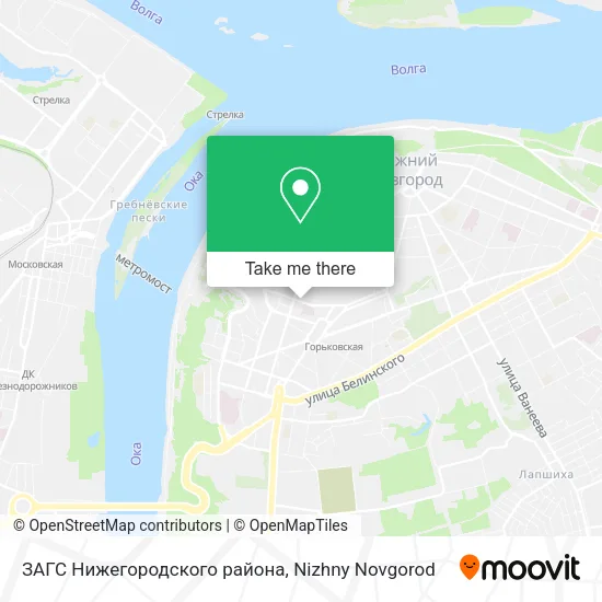 ЗАГС Нижегородского района map