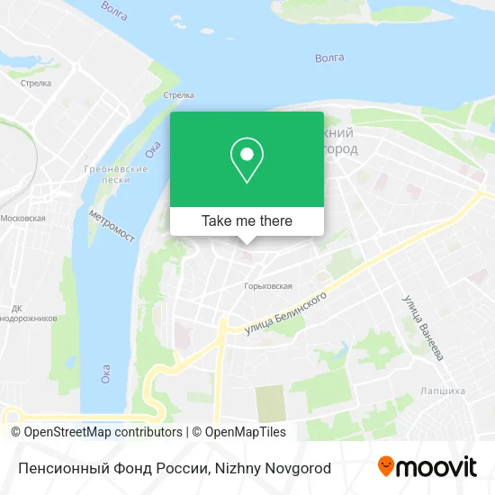 Пенсионный Фонд России map