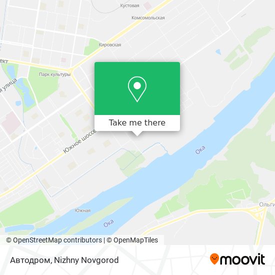 Автодром map