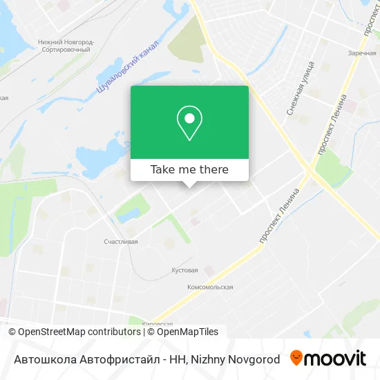 Автошкола  Автофристайл - НН map