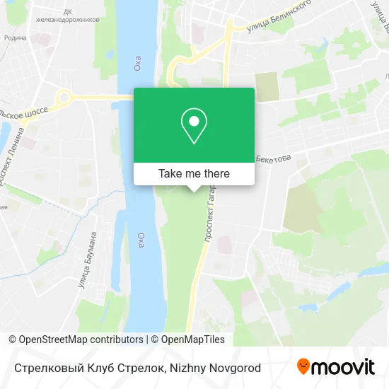 Стрелковый Клуб Стрелок map