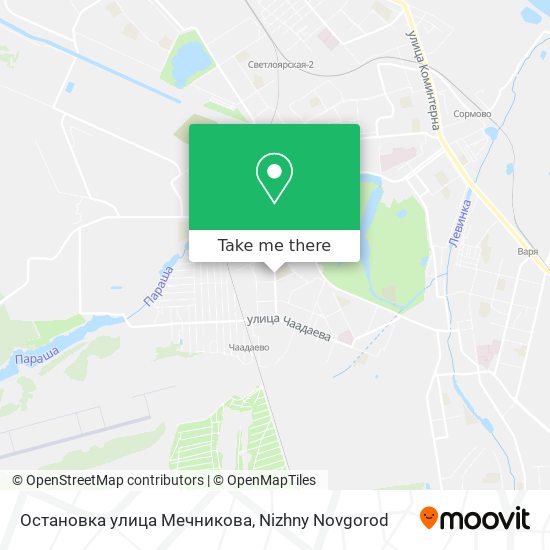 Остановка улица Мечникова map