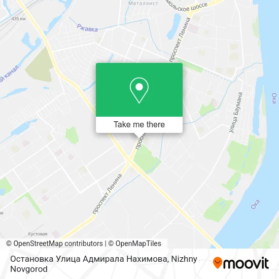 Остановка  Улица Адмирала Нахимова map