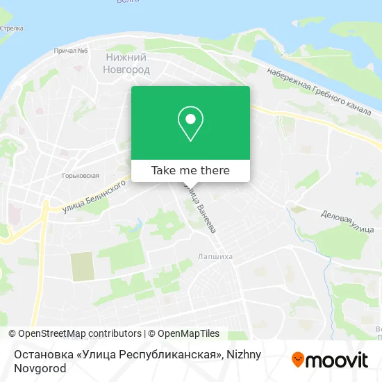 Остановка «Улица Республиканская» map