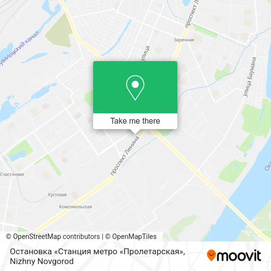 Остановка «Станция метро «Пролетарская» map