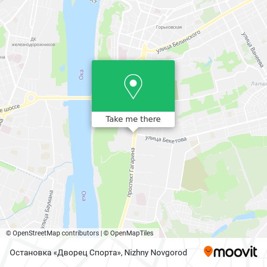 Остановка «Дворец Спорта» map