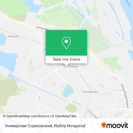 Универсам Сормовский map
