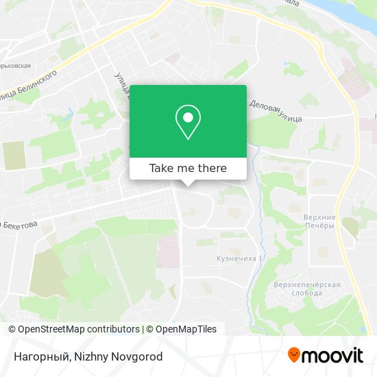 Нагорный map