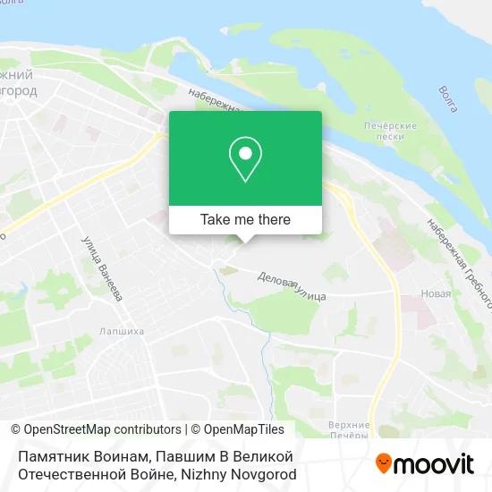 Памятник Воинам, Павшим В Великой Отечественной Войне map