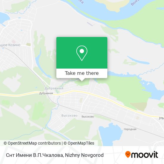 Снт Имени В.П.Чкалова map
